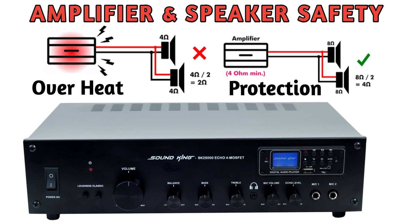 Amplifier & Speaker Safety | How To Connect Speakers To Amplifiers ...