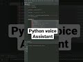 Python voice assistant