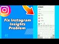 How to Fix Instagram Insights Problem