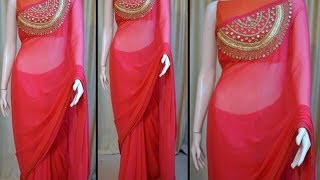 latest designer handwork sarees with price/fashion9tv/price:2700 /-