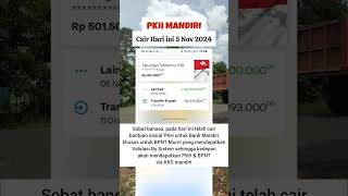 Resmi Cair Hari ini, 5 November 2024 untuk KPM BPNT Murni yang mendapatkan Validasi By Sistem #pkh