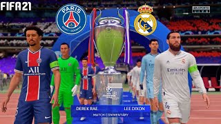 PSG vs Real Madrid - Final UEFA Champions League - Full Match Gameplay Football Cup 2021