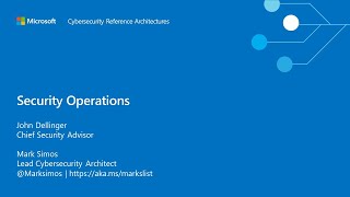 MCRA Security Operations