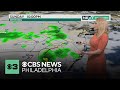 Spotty showers, cloudy skies linger Sunday in Philadelphia, more clouds and rain to start the week