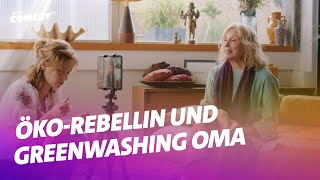 Doppelmoral im Öko-Influencer-Business: Oma und Enkelin im Nachhaltigkeits-Clinch | Kroymann