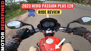 2023 Hero Passion+ E20 OBD-2 New Model Review | On Road Price, Mileage, Features & Exhaust Sound.