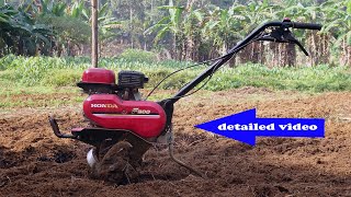 Honda F300 review | portable tiller