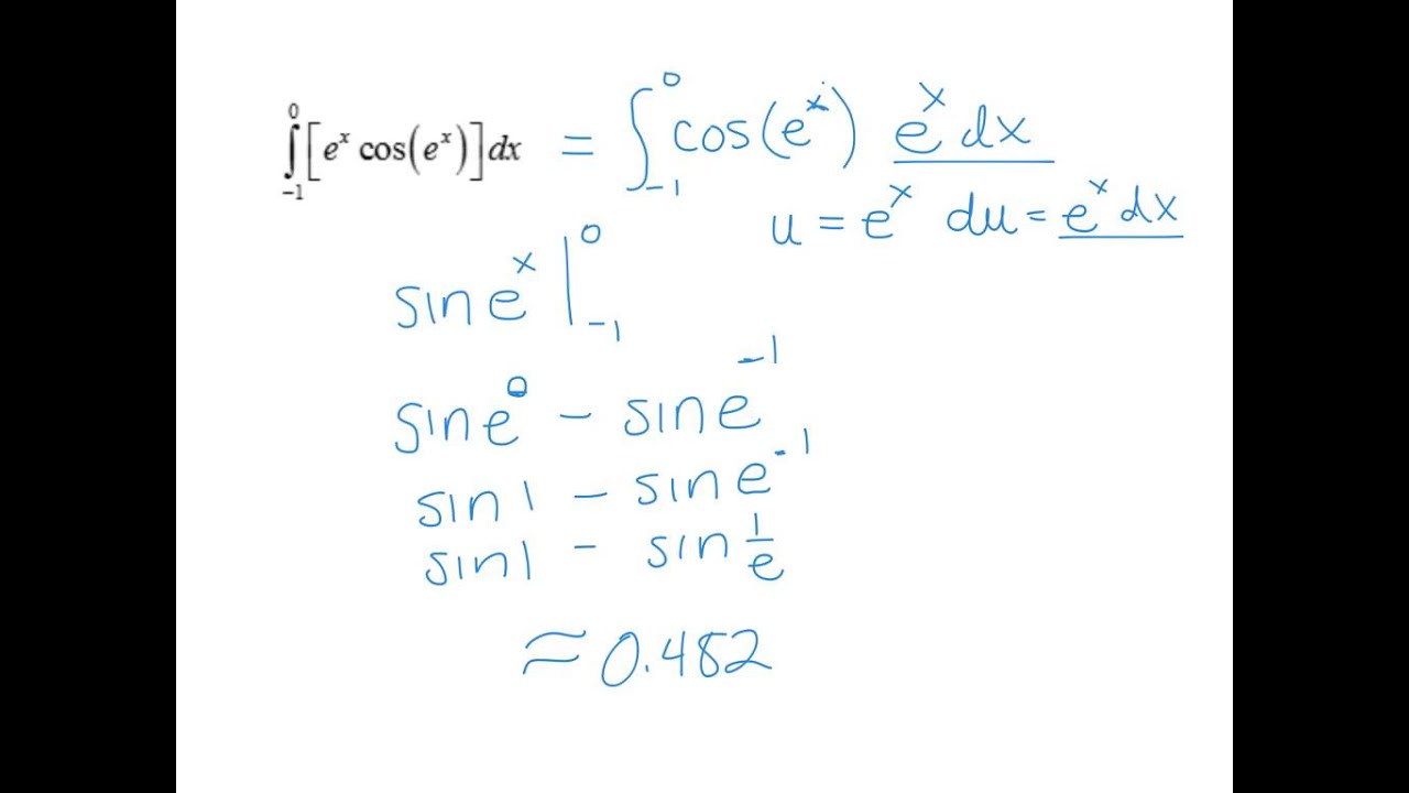 C 5 Integral Of The Exponential Youtube