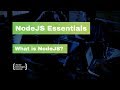 NodeJS Essentials 01: What is NodeJS?