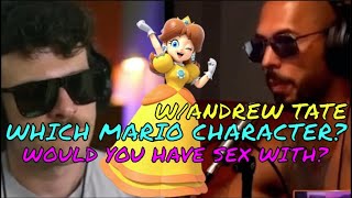 YYXOF Finds - ANDREW TATE VS OOMPAVILLE "WHICH MARIO WOMAN WOULD YOU HAVE SEX WITH?" | Highlight #15
