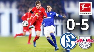 FC Schalke 04 vs. RB Leipzig I 0-5 I Nkunku's 4 Assists, Werner's Stunner & Great Schalke Fans