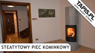 STEATYTOWY PIEC KOMINKOWY JYDEPEJSEN TROJA 45 MONTAŻ KOSZALIN - KOMINKI - PIECE - TAPIS.PL