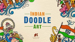 Independence Day Drawing | Independence Day Doodle Art | Indian Doodle art | India Independence Day