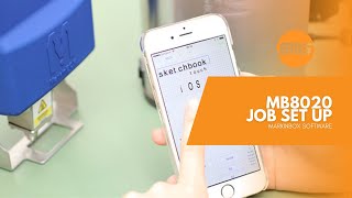 Job Set Up - MarkinBOX MB8020 Mobile Software | Specialist Machinery Sales