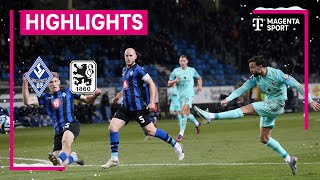 SV Waldhof Mannheim - TSV 1860 München | Highlights 3. Liga | MAGENTA SPORT