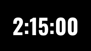 2 Hour 15 Minute Timer - 135 Minute Countdown Timer