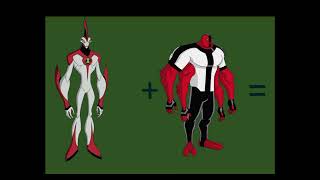 Ben 10 fusion aliens with waybig