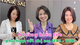 NHỮNG KIỂU TÓC PHÙ HỢP VỚI CHỊ EM U40-U50 | 1900 Hair