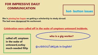 DAILY COMMUNICATION- COMMUNICATE EASILY AND IMPRESSIVELY USING DISTINCT WORDS