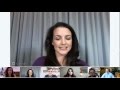 Kristin Davis Hangout with Oxfam America