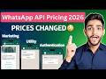 New WhatsApp API Pricing 2026 Full Breakdown (Marketing, Utility, Authentication)