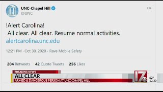 UNC-CH issues all clear