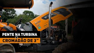 PENTE NA TURBINA VALTRA A750 + ESCAPE DIRETO CROMADO