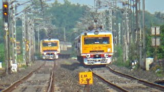 Fascinating & delightful crossing of EMU local train