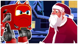 Supercar Rikki saves People from the Fake Santa Gang looting places | Kids Car cartoon