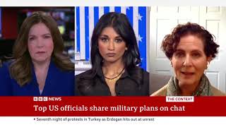 Mara Rudman BBC Interview | Atlantic's reporting on using Signal by National Security Officials