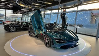 Dubai MCLAREN Showroom 🇦🇪 Most Expensive Mclaren Hypercars Review, Mclaren 750S, GT, Artura [ 4K ]