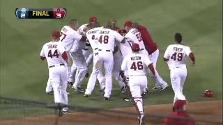 2012/09/07 Callaspo's walk-off single