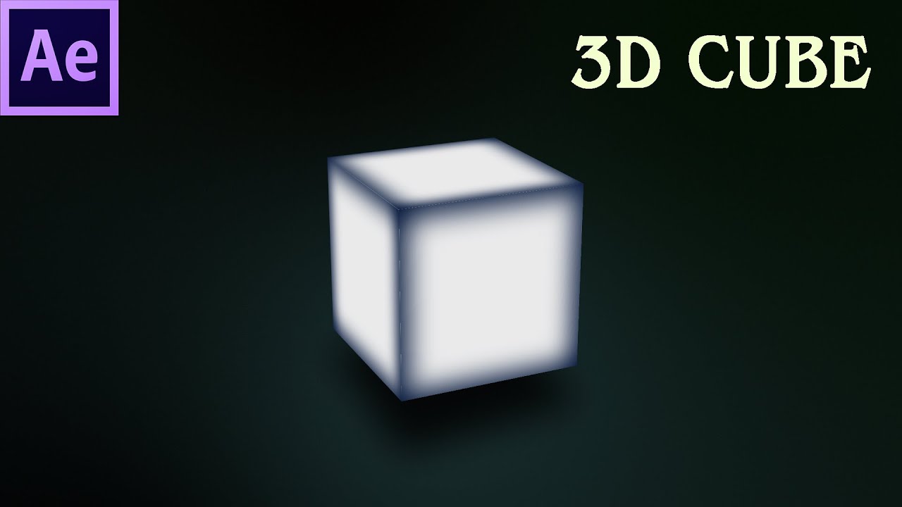 How To Create A 3d Cube In After Effects 136 Youtube