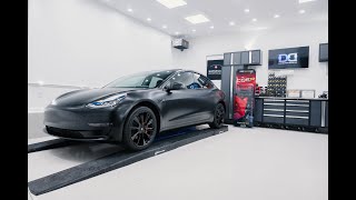 Tesla Model 3 Suntek Matte Paint Protection Film (PPF) CQuartz Finest Reserve Ceramic Coating Detail