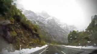 Drive to Milford Sound from The Divide, State Highway 94 NZ