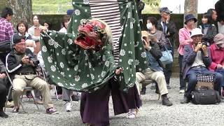 御杖村菅野の獅子舞～廻り返し剣～　Japanese traditional arts \