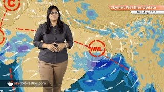 Weather Forecast for Aug 10: Heavy Monsoon rains in Rajasthan, MP, West Bengal, light rain in Delhi