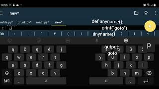 goto in python 3