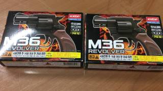 [황스TV] 아카데미 M36  리볼버  BB GUN AIRSOF