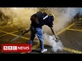 Hong Kong protests: 'Riot police are moving in' - BBC News