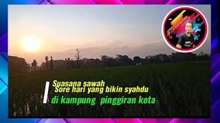 KEINDAHAN ALAM || Suasana sawah sore hari yang bikin syahdu @r234official5