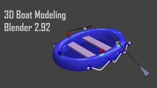 Modeling an inflatable Boat || Blender 2.92