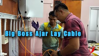 PAKAR ELEKTRIK : Big Boss Ajar Lay Cable Guna Puller