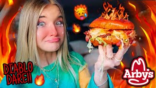 Arby's NEW DIABLO DARE SANDWICHES! 🔥🔥 are they actually hot?!