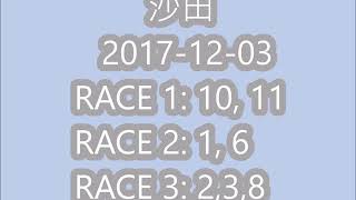 香港賽馬貼士 HONG KONG HORSE RACING TIPS  SHATIN AND HAPPYVALLEY 莫雷拉  潘頓 20171203