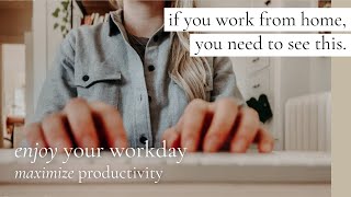 10 TINY WORKING FROM HOME HACKS | My best strategies that make all the difference