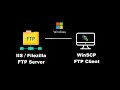 Setup local FTP server and FTP client in Windows using IIS, Filezilla server and WinSCP