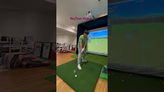 SkyTrak Home Golf Simulator #golf #simulator #wintertraining #homegolfsimulator #juniorgolf #u14 #PA