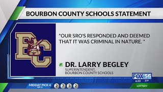 Bourbon County School District issues statement following incident