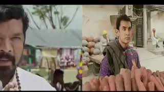 Brahmanandam vs Amir Khan /  Hindi Comedy/ funny videos